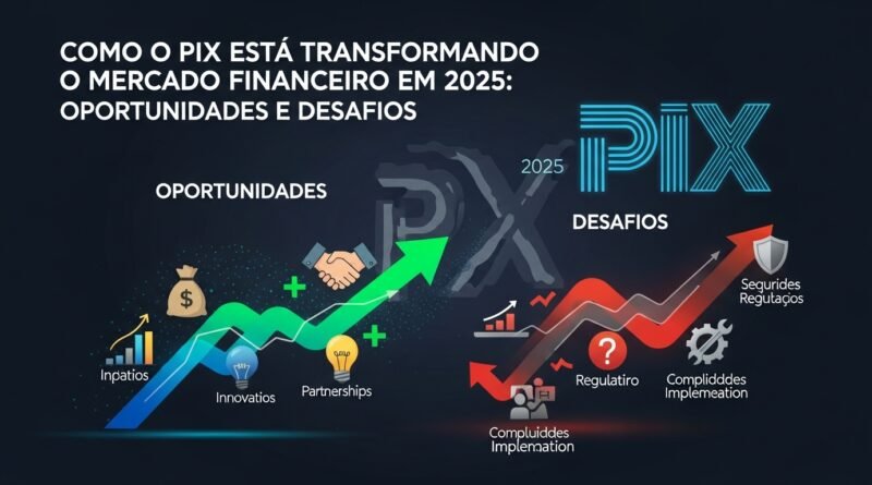 essa imagem traduz ela para português Brasil Como o PIX Está Transformando o Mercado Financeiro em 2025: Oportunidades e Desafios